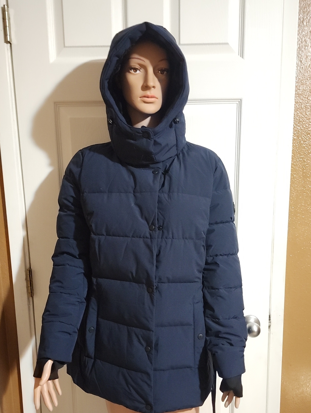 Michael Kors Womens Dark Blue Winter Coat M With Tags Never Worn